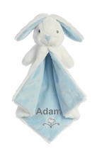 Blue and Grey Bunny Blanket